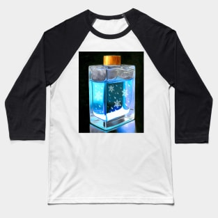 Christmas winter spell bottle snowflakes Baseball T-Shirt